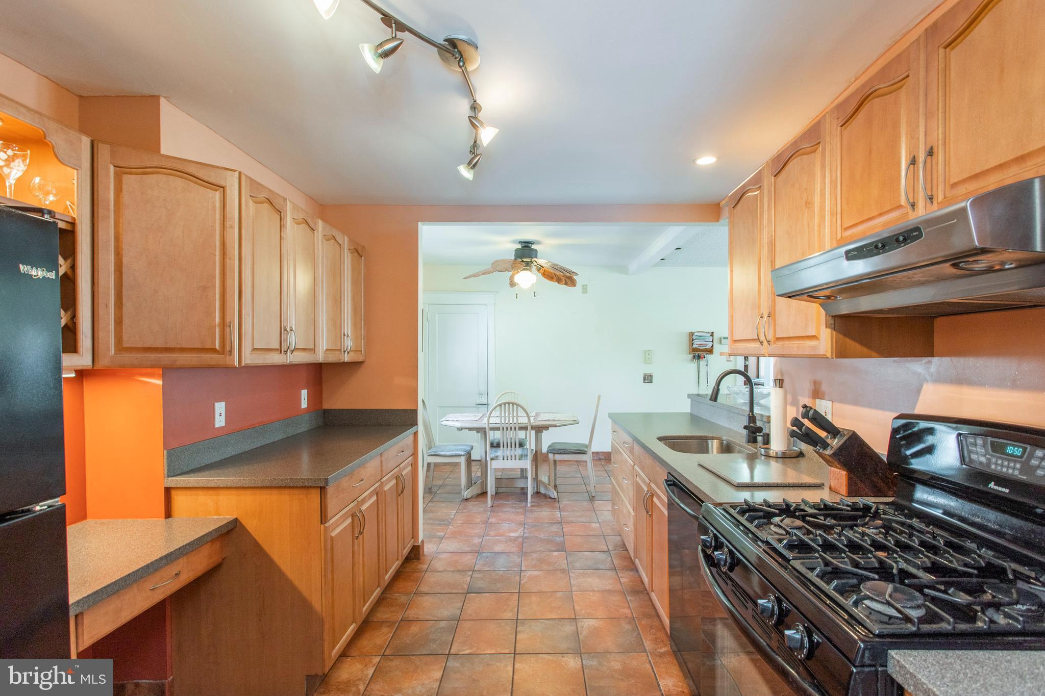 7212 Wayne Avenue Upper Darby, PA 19082 - Photo 3 of 20 Custom kitchen w/ maple cabinets & ceramic tile