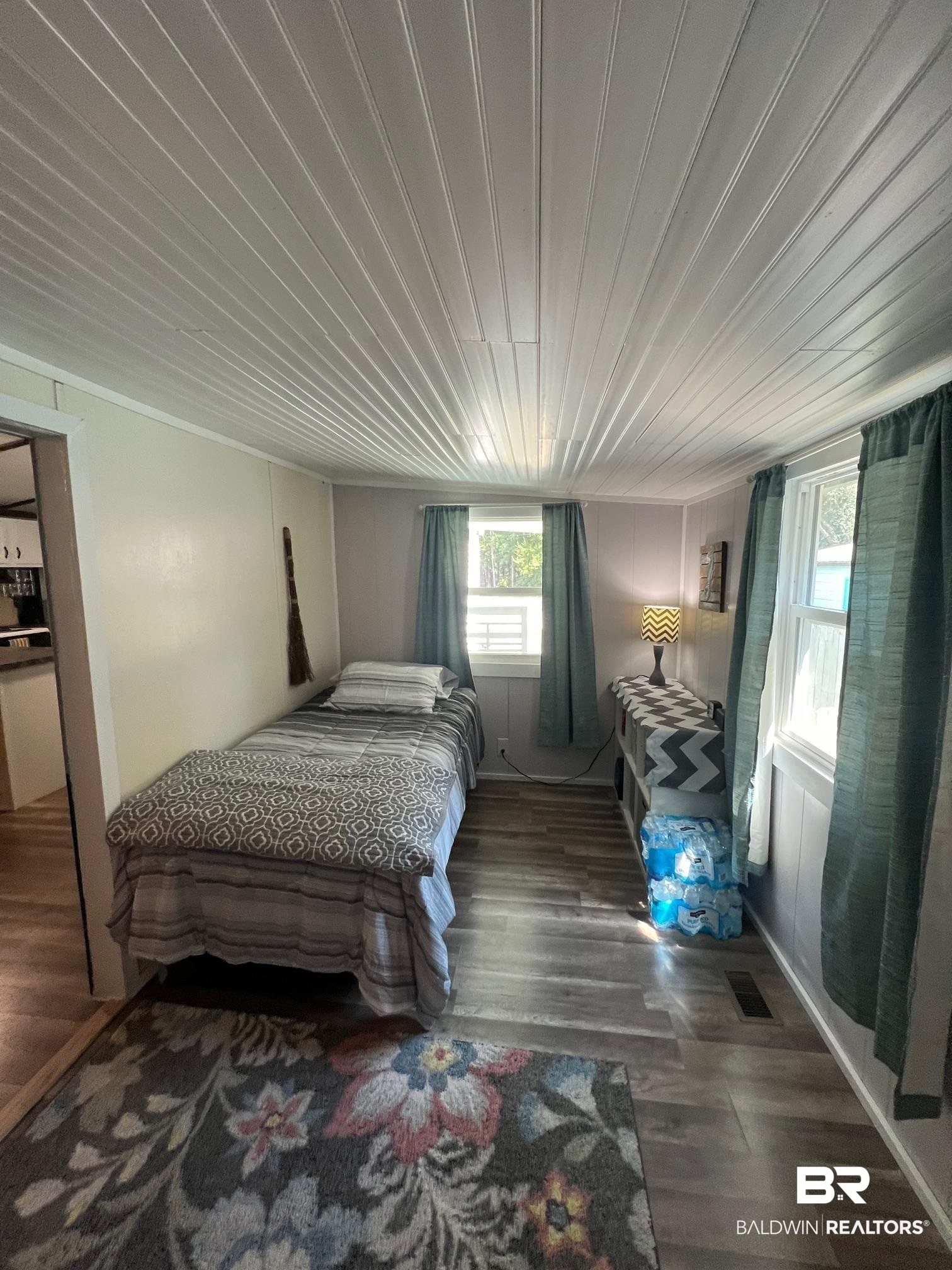 1420 Ridgewood Circle Lillian, AL 36549 - Photo 11 of 41 Bedroom with wooden ceiling and hardwood / wood-style floors