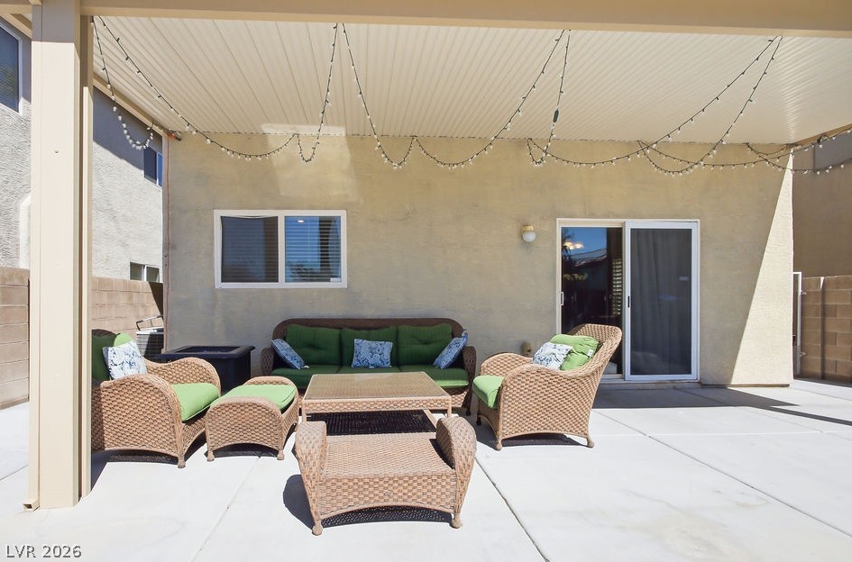 3409 Edinboro Ridge Avenue North Las Vegas, NV 89081 - Photo 37 of 51 Rear covered patio seating area for relaxing on cool evenings