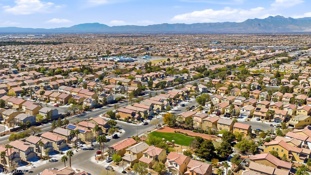 3409 Edinboro Ridge Avenue North Las Vegas, NV 89081 - Photo 40 of 51 Drone view of the community