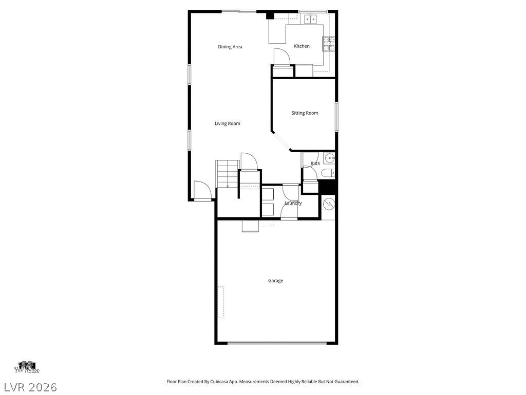 3409 Edinboro Ridge Avenue North Las Vegas, NV 89081 - Photo 49 of 51 Downstairs floor plan