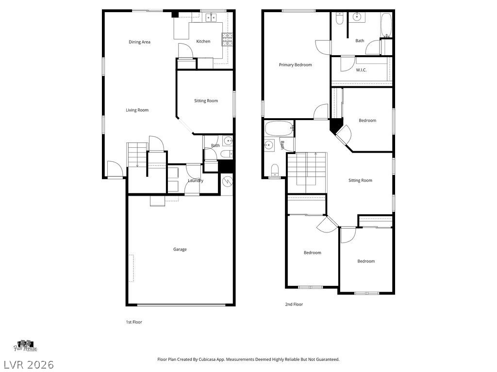 3409 Edinboro Ridge Avenue North Las Vegas, NV 89081 - Photo 51 of 51 Side by side view of downstairs/upstairs floor plan