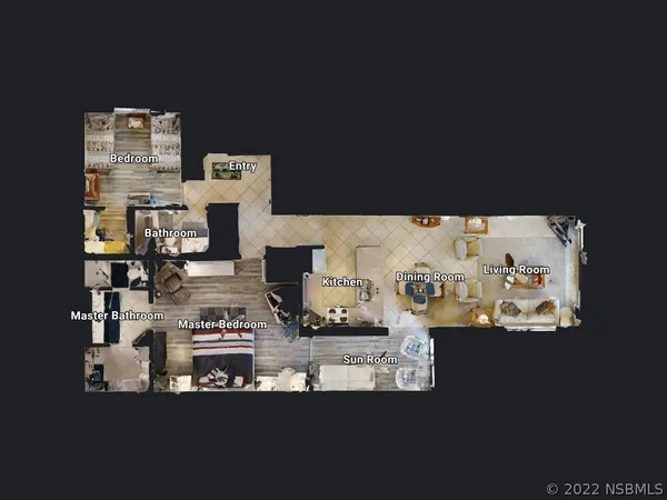 a view of a hallway to rooms and stairs