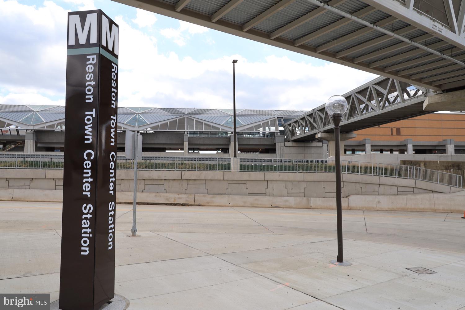 11990 Market Street, Unit 1403 Reston, VA 20190 - Photo 57 of 58 Town Center's metro stop