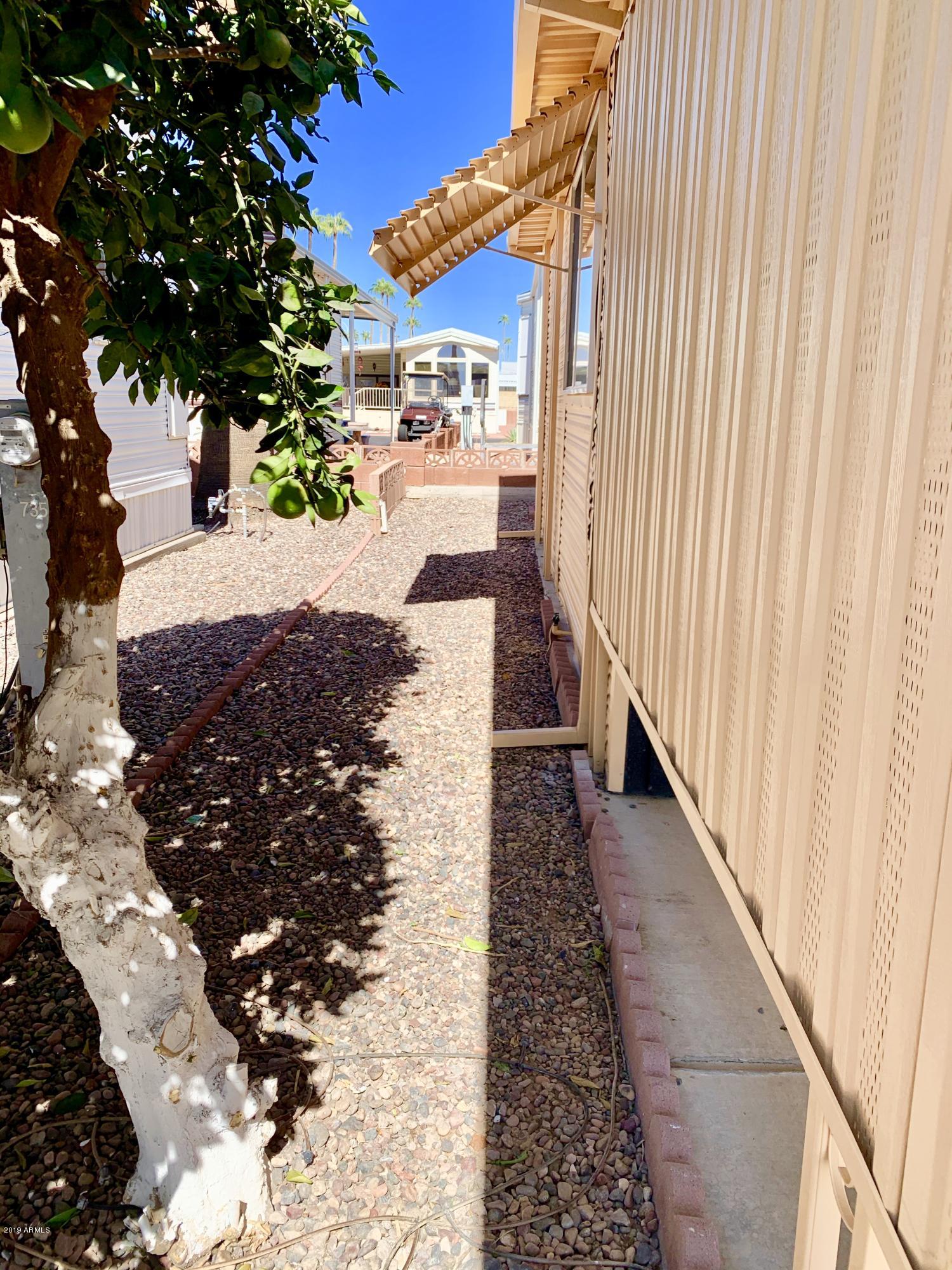 7750 East Broadway Road, Unit 734 Mesa, AZ 85208 - Photo 27 of 51 West side yardbackyard