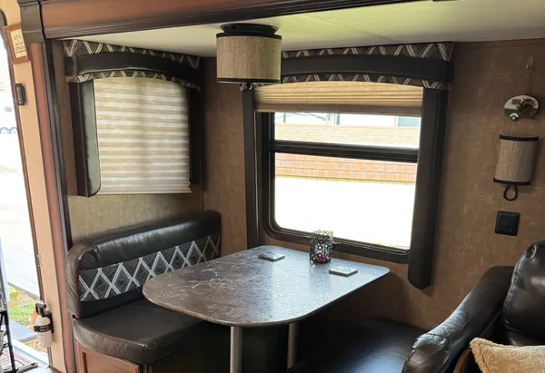 a room with furniture and window