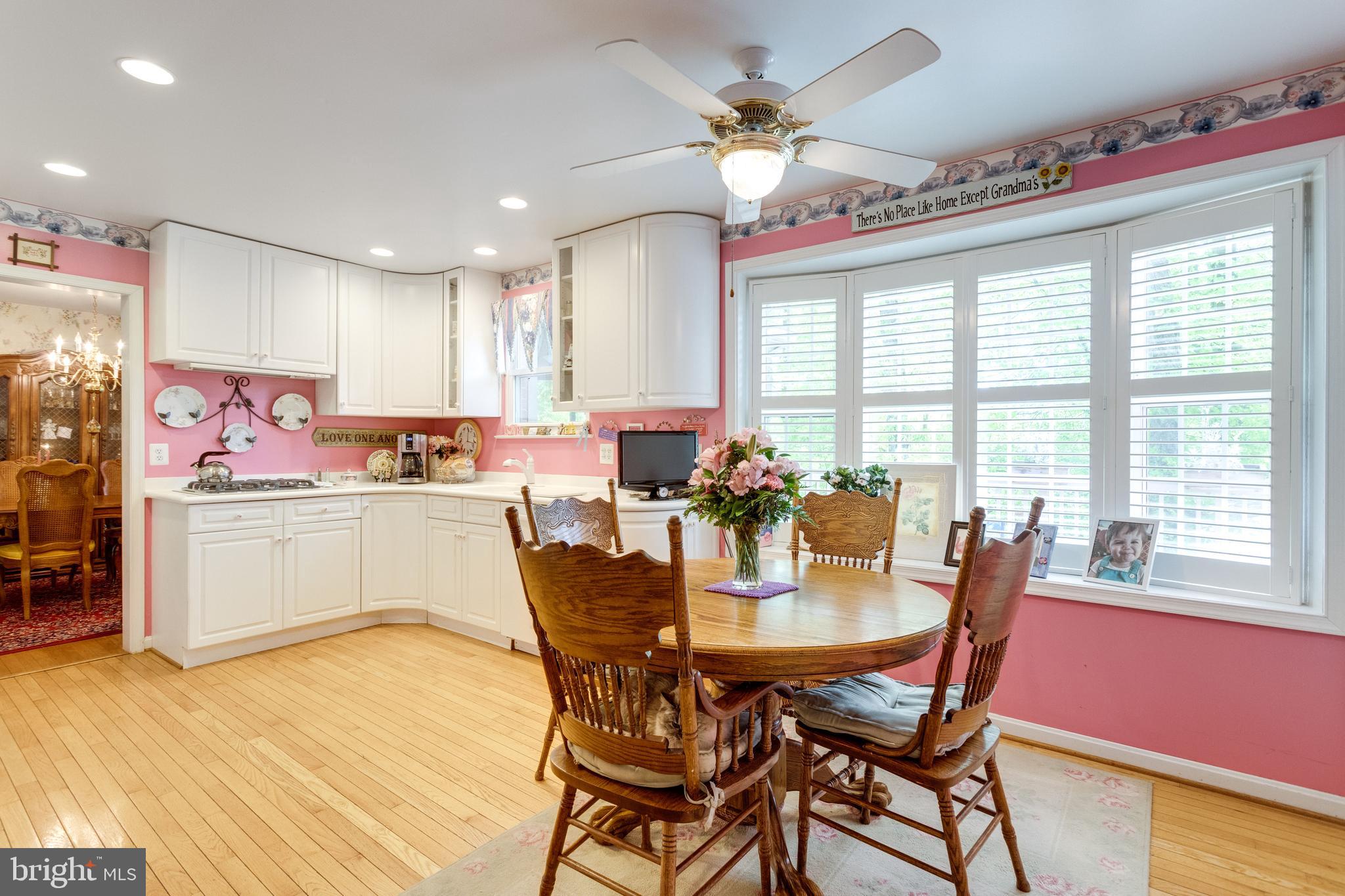 8609 Clydesdale Road Springfield, VA 22151 - Photo 12 of 43 Eat-in Kitchen with Loads of Natural Light