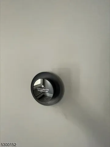 a view of a livingroom from a hallway