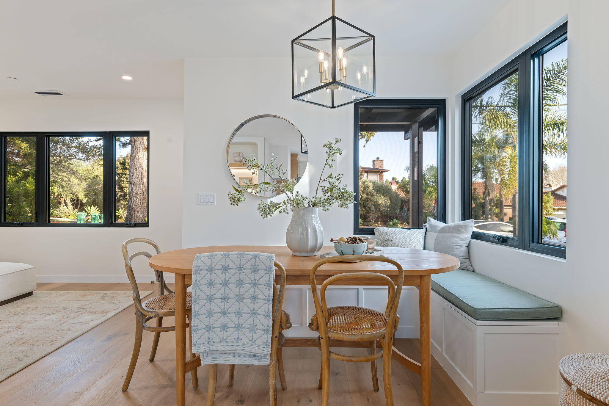 357 Oliver Road Santa Barbara, CA 93109 - Photo 11 of 36 Built-in Dining Bench