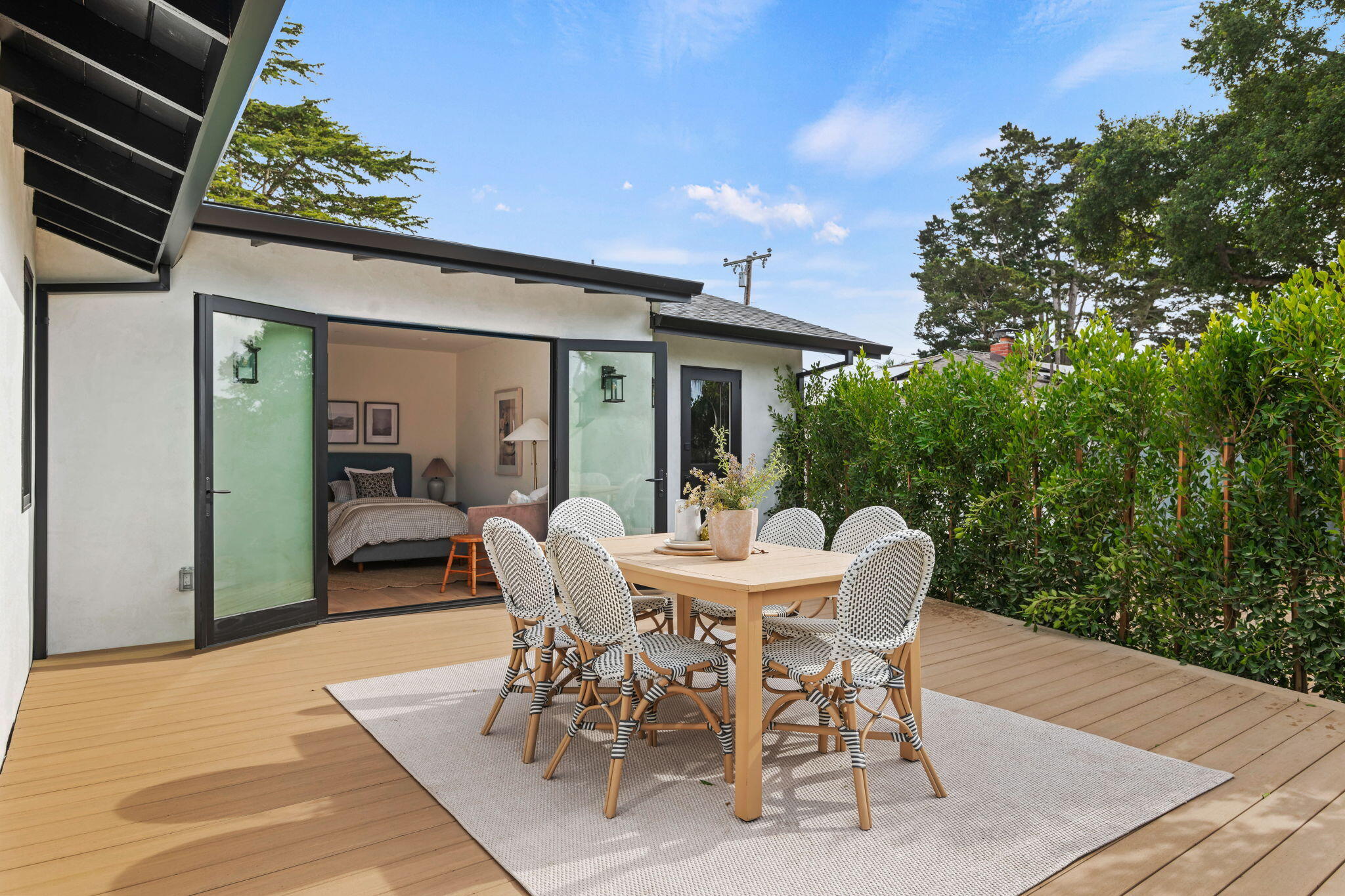 357 Oliver Road Santa Barbara, CA 93109 - Photo 23 of 35 Backyard Deck