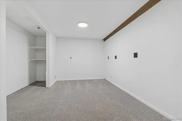 a view of an empty room