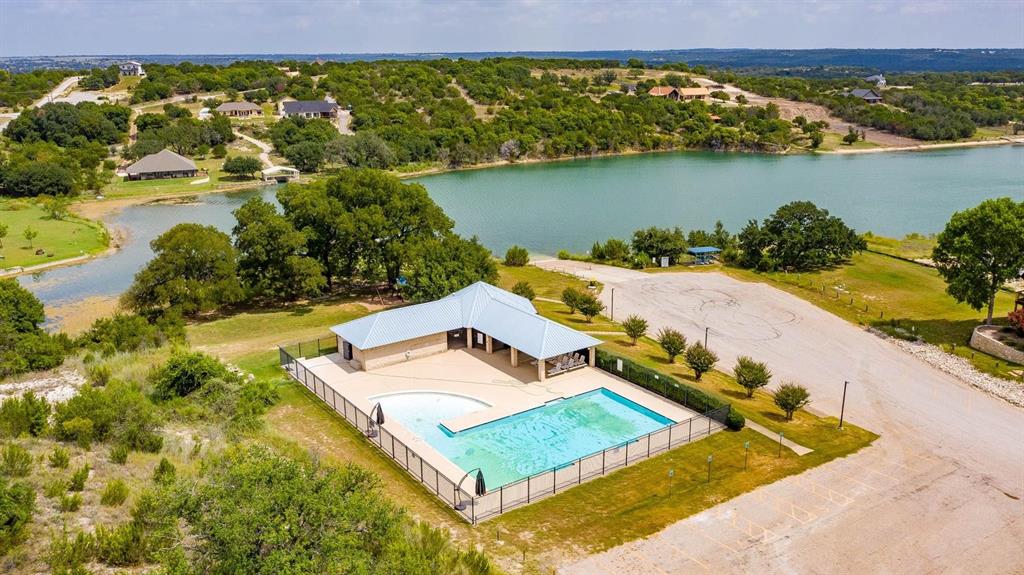 915 Anchor Way Bluff Dale, TX 76433 - Photo 31 of 37 an aerial view of a house with a lake view
