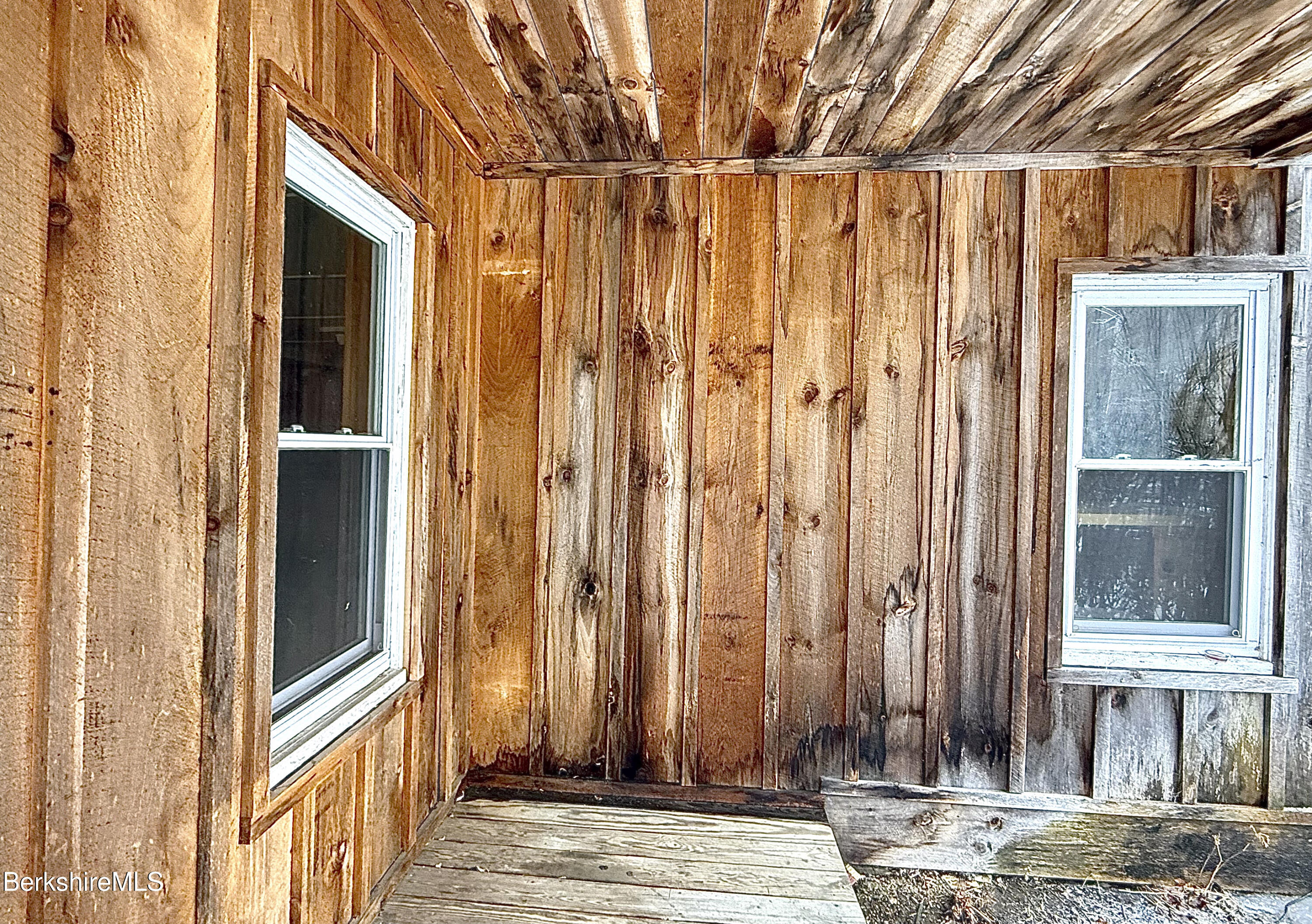 9 Depot Street Monroe, MA 01350 - Photo 28 of 30 a view of a door of a house with a door and wooden walls
