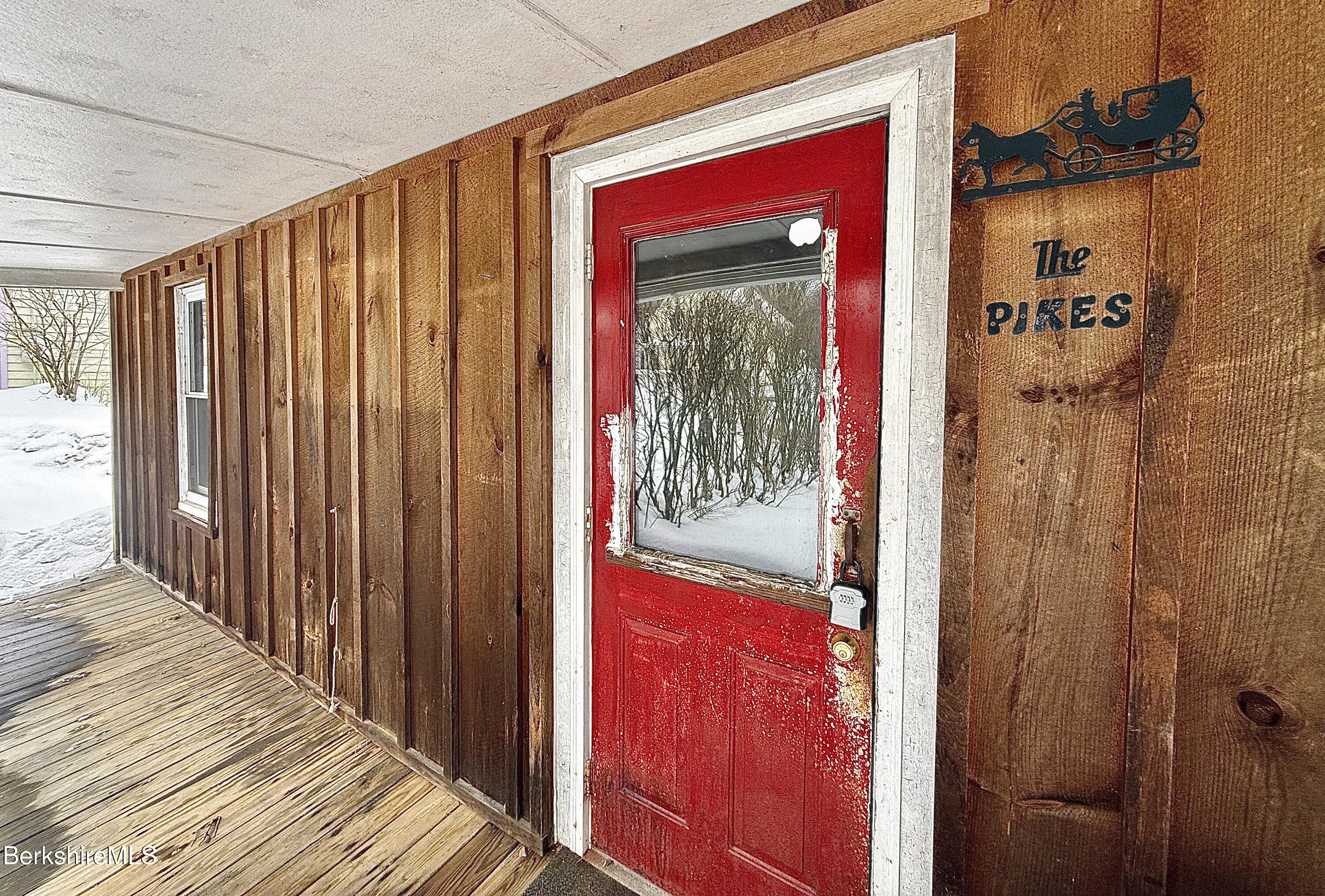 9 Depot Street Monroe, MA 01350 - Photo 29 of 30 a wooden door with outside view