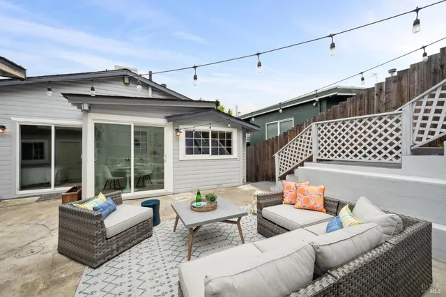 a view of table and chair