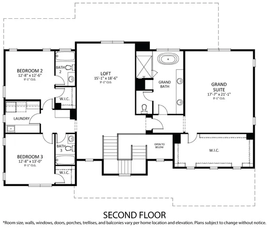 a picture of a floor plan