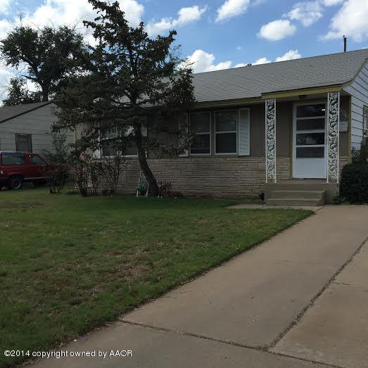 4606 Preston Street Amarillo, TX 79110 - Photo 1 of 10 a view of a house with a yard
