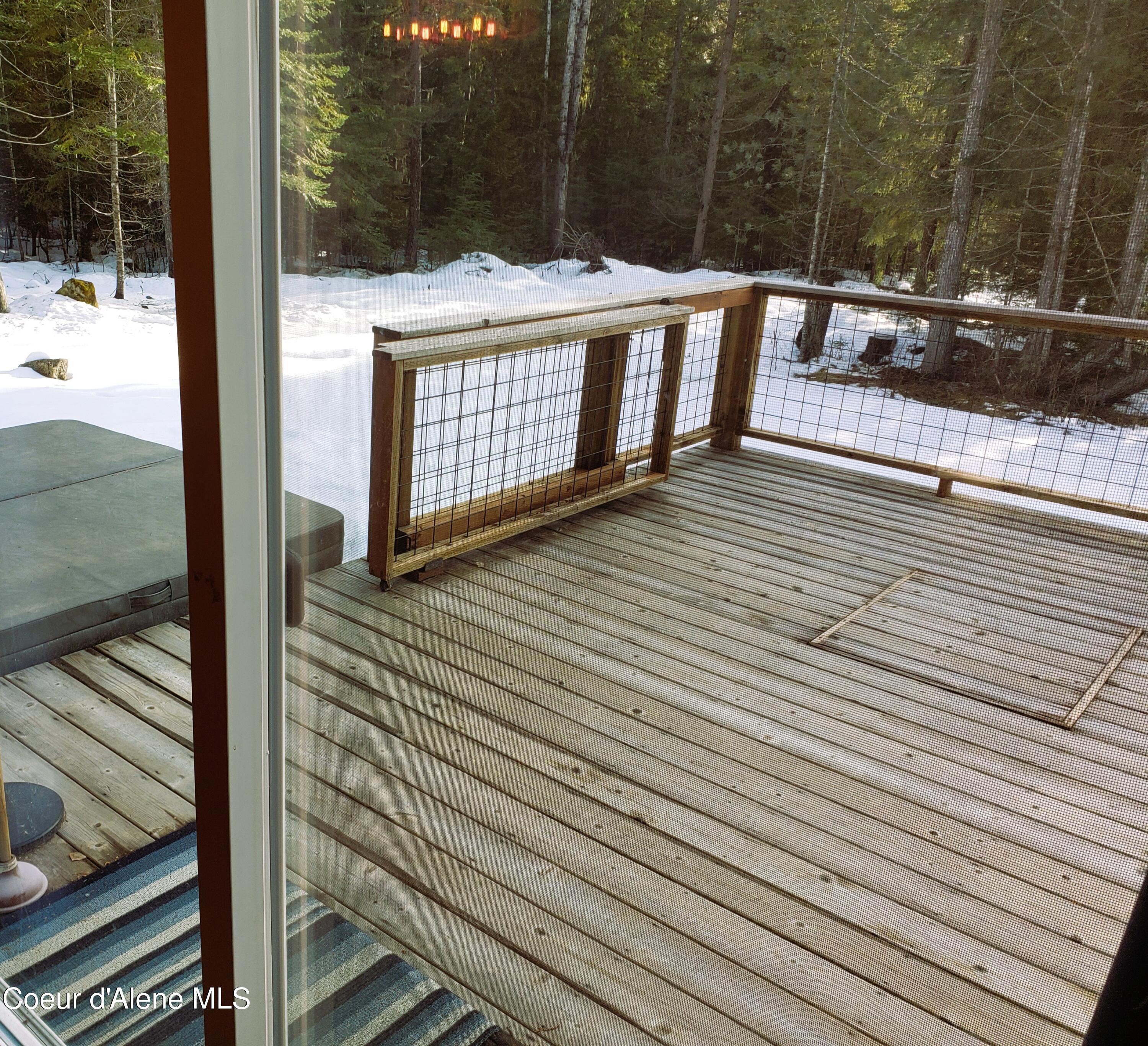 186 Coyote Trail Sandpoint, ID 83864 - Photo 16 of 27 Deck and Hot Tub off Mstr Bed