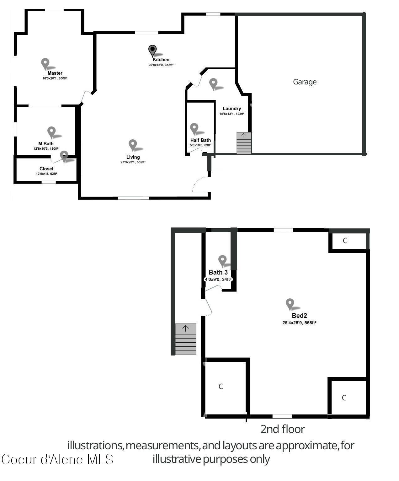 186 Coyote Trail Sandpoint, ID 83864 - Photo 27 of 27 floorplans