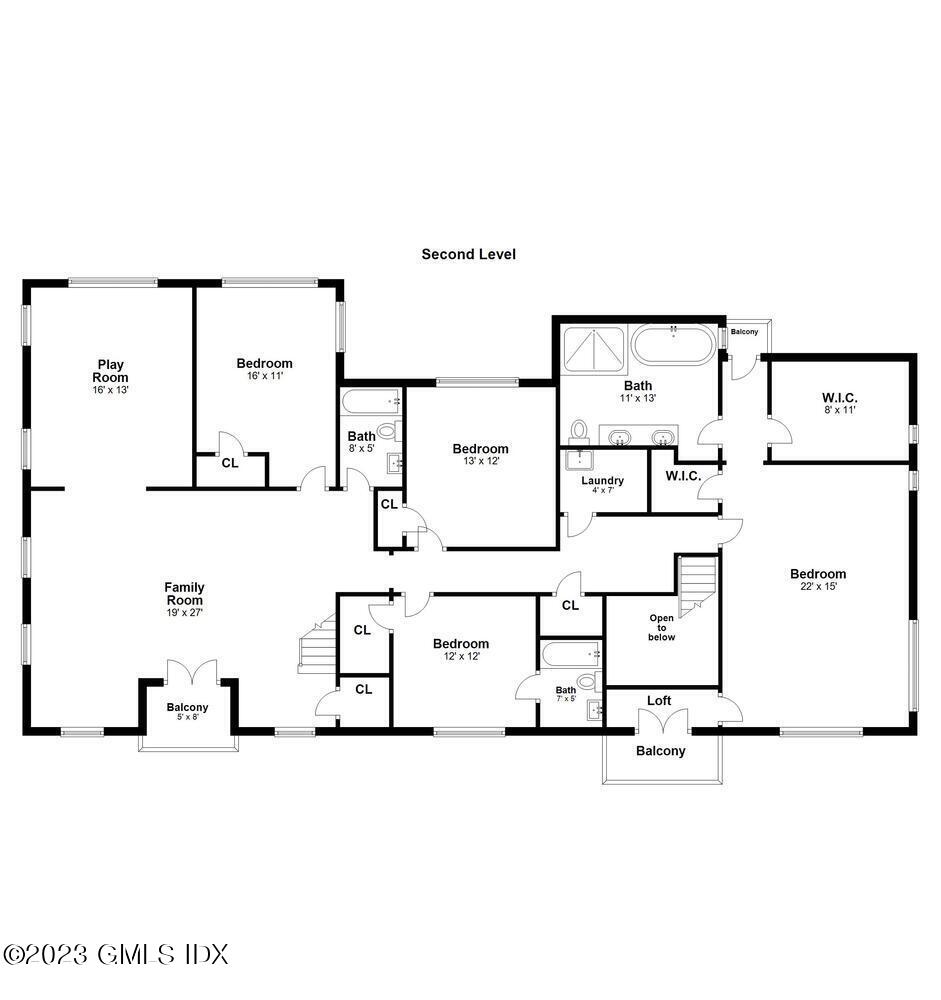 26 Twin Lakes Lane Riverside, CT 06878 - Photo 34 of 38 a picture of a floor plan