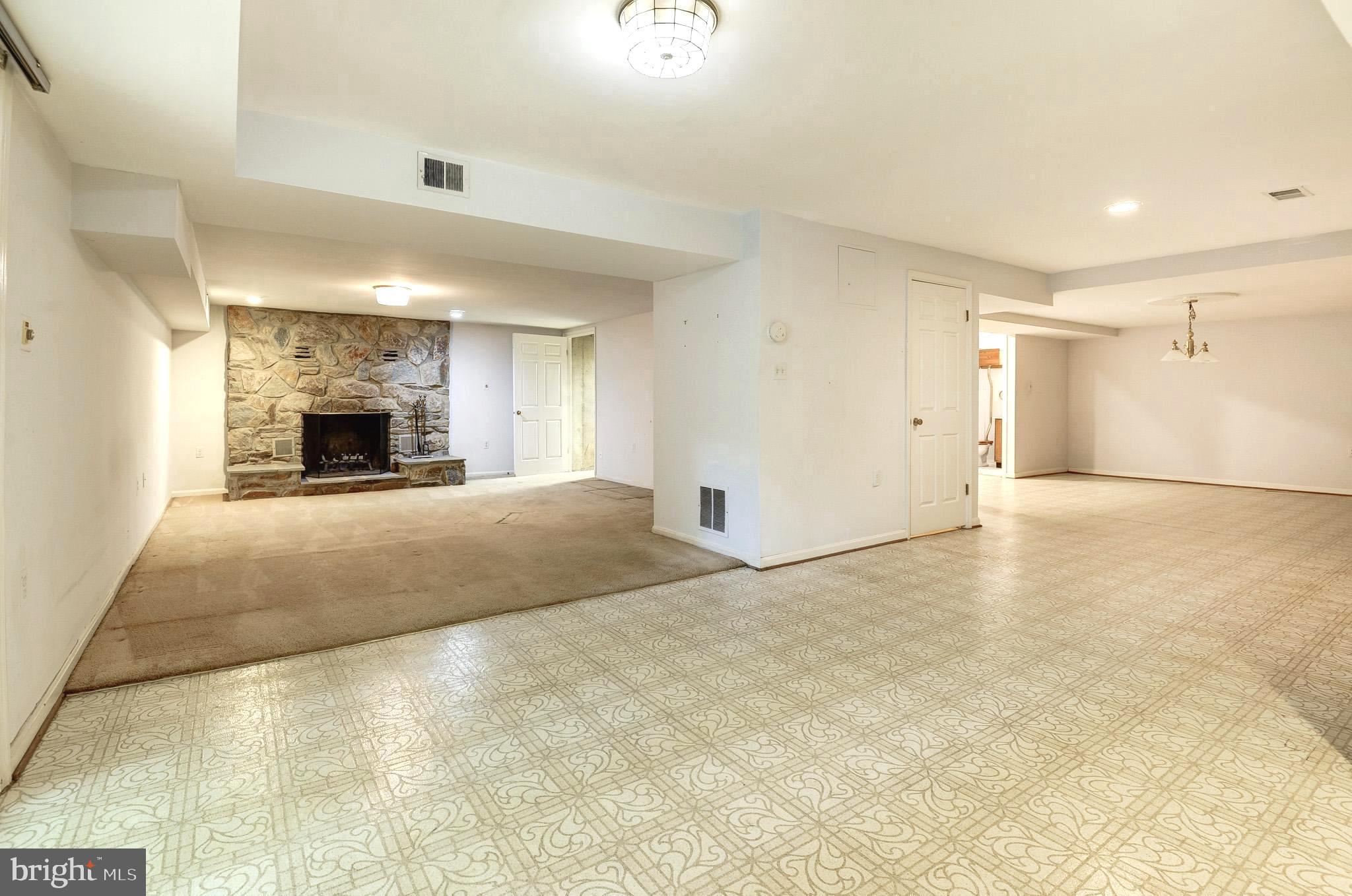 6814 Braddock Road Annandale, VA 22003 - Photo 42 of 68 Recreation Room with Fireplace