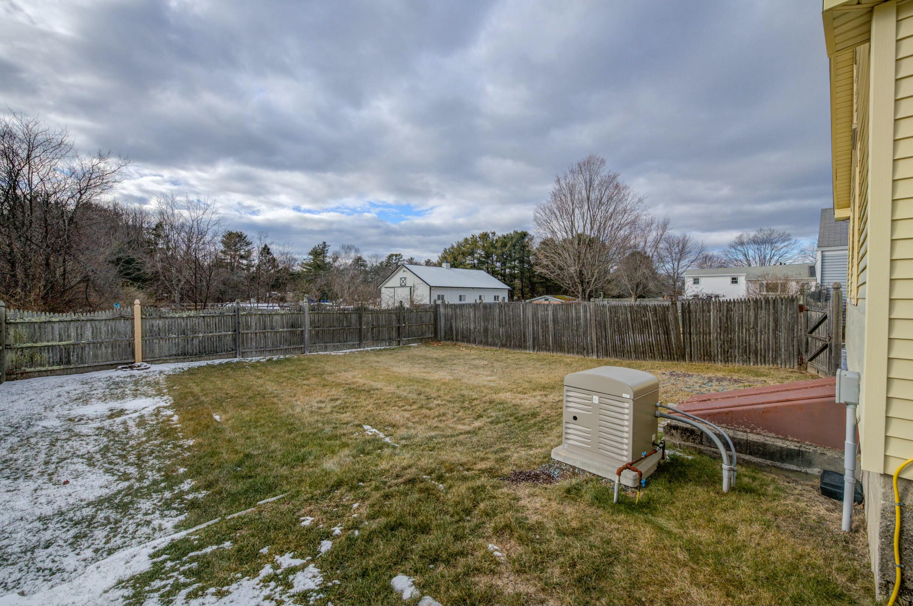 215 Black Point Road Scarborough, ME 04074 - Photo 23 of 25 Backyard with generator
