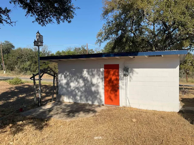 a view of a wooden bridge