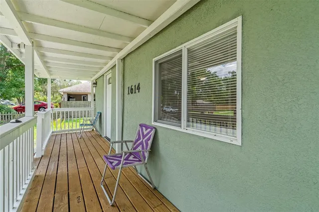 a view of outdoor seating