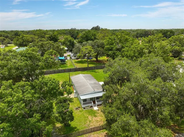 a view of a lake with a city