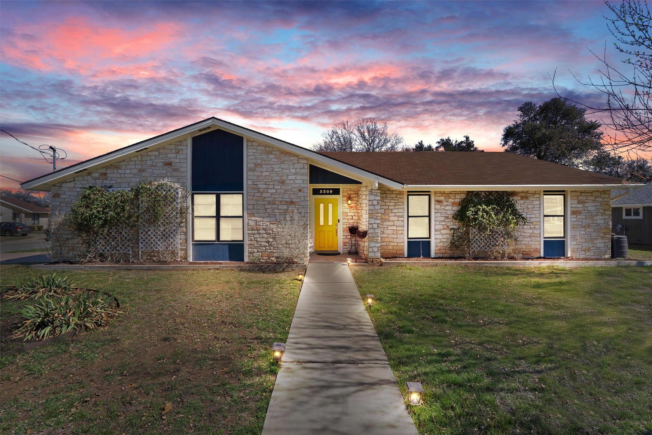 3309 Buffalo Springs Trail Georgetown, TX 78628 - Photo 2 of 36 front view of a house with a yard