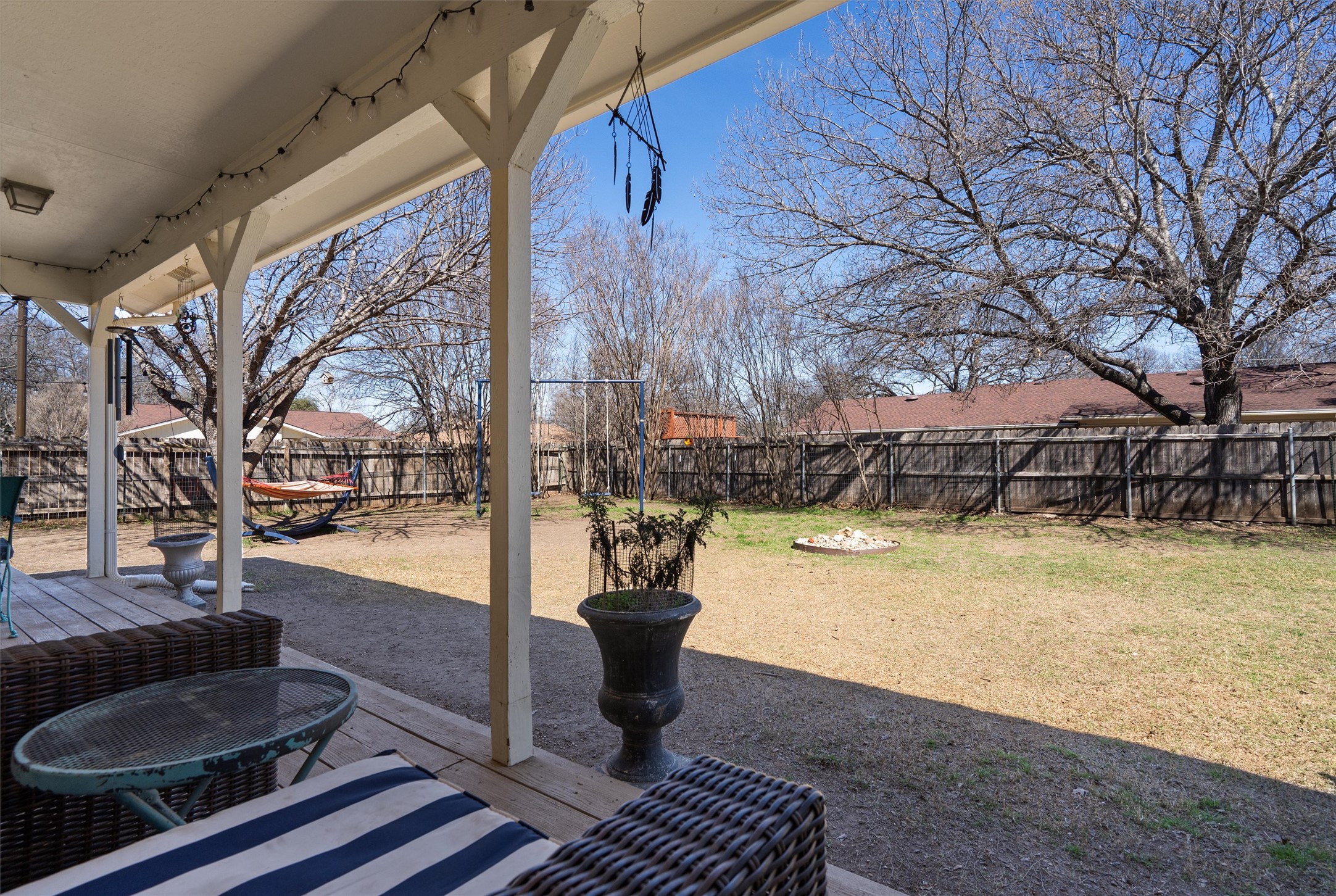 3309 Buffalo Springs Trail Georgetown, TX 78628 - Photo 28 of 36 a swimming pool with outdoor seating and yard