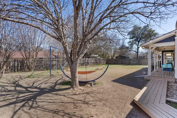 a view of outdoor space and deck