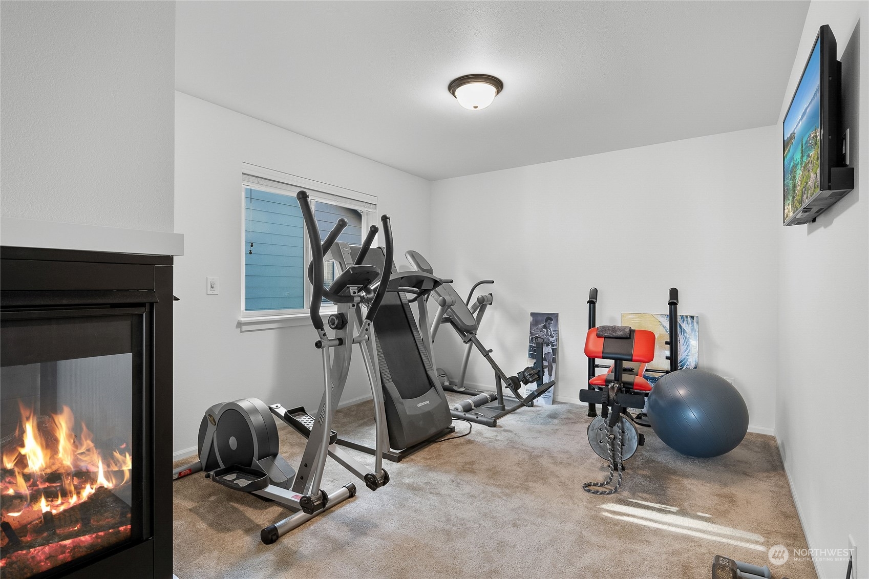 3412 171st Place Southeast Bothell, WA 98012 - Photo 31 of 40 a view of a room with gym equipment