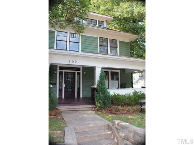 502 Cole Street Raleigh, NC 27605 - Photo 22 of 25 Another view of the front of 502 Cole Street.