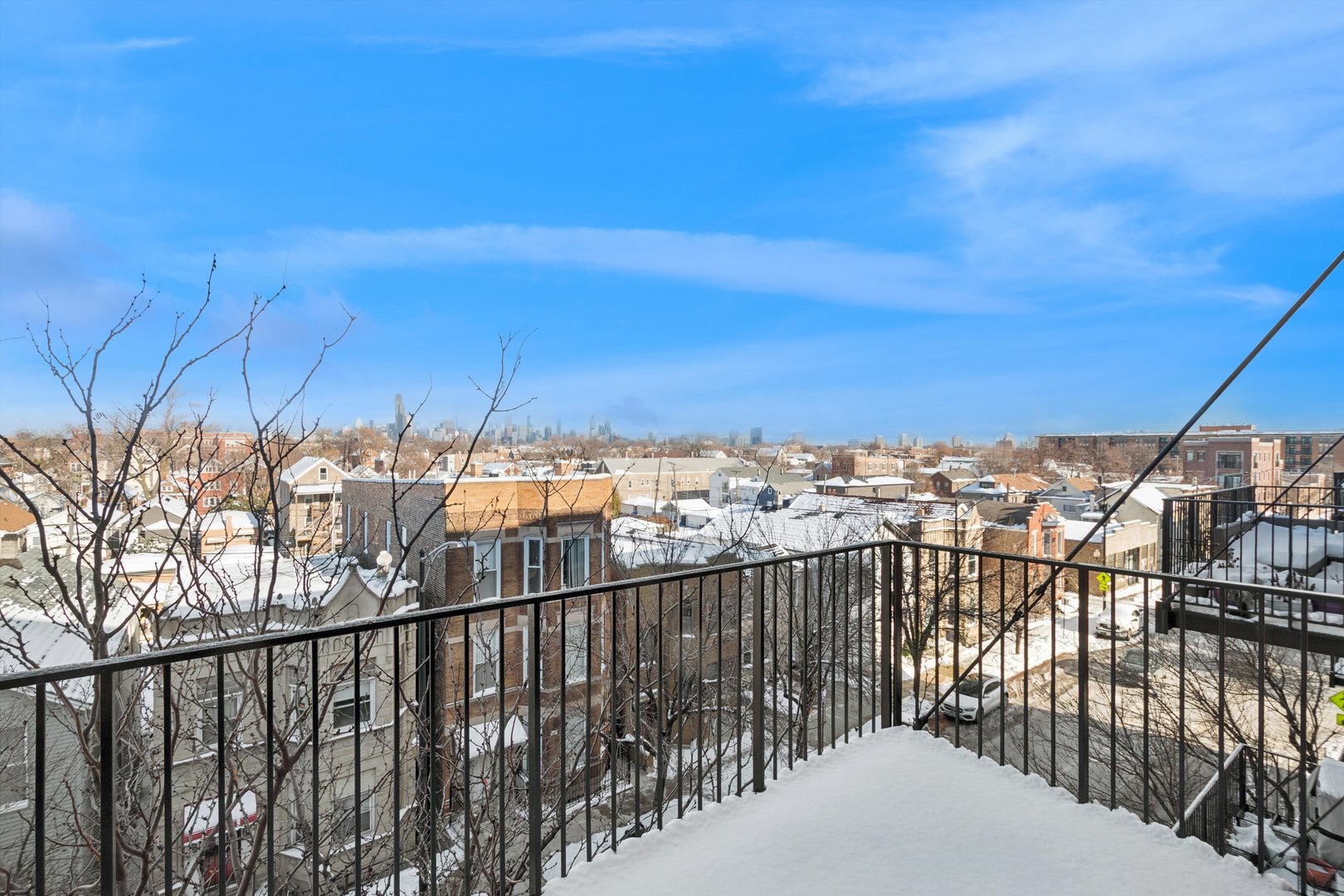 3500 South Sangamon Street, Unit 401 Chicago, IL 60609 - Photo 9 of 18 a view of city from balcony