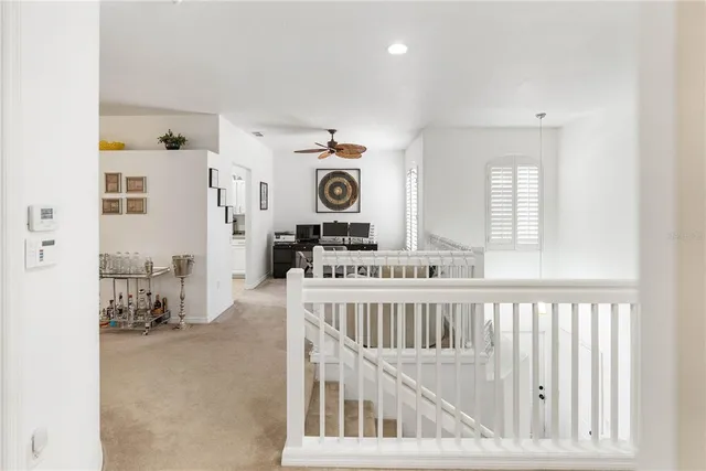 a living room with furniture and furniture