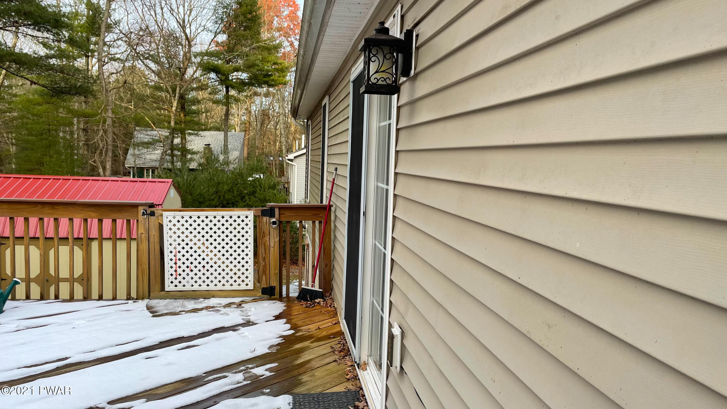 159 Fox Road Dingmans Ferry, PA 18328 - Photo 77 of 80 a view of a wooden door of a house