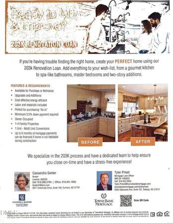 $305,000 | 3719 Old Chapel Hill Road, Durham, NC 27707