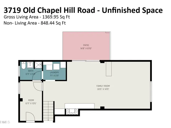 $305,000 | 3719 Old Chapel Hill Road, Durham, NC 27707