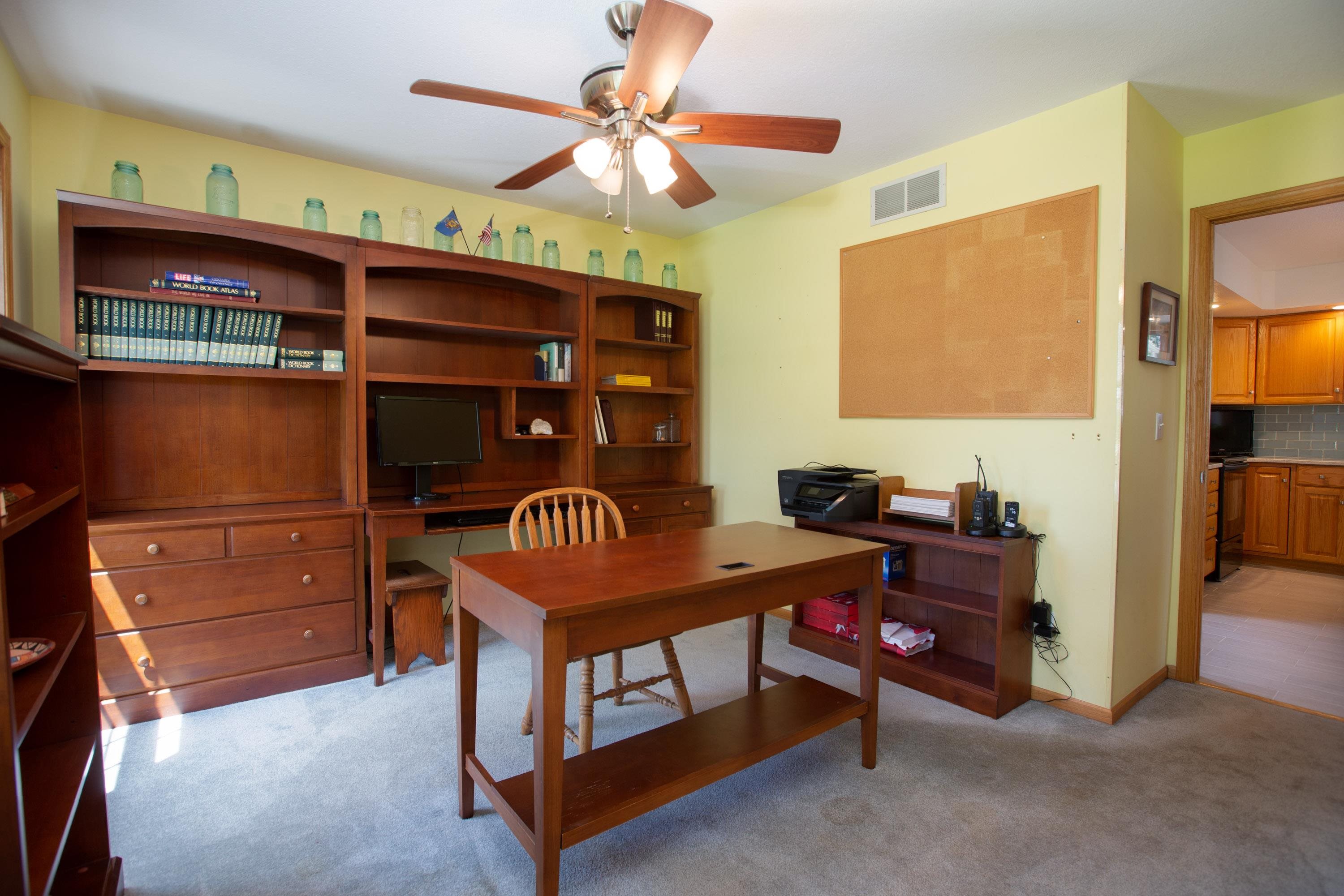 17092 Blackhawk Road Shullsburg, WI 53586 - Photo 20 of 50 a view of a room with furniture and a ceiling fan