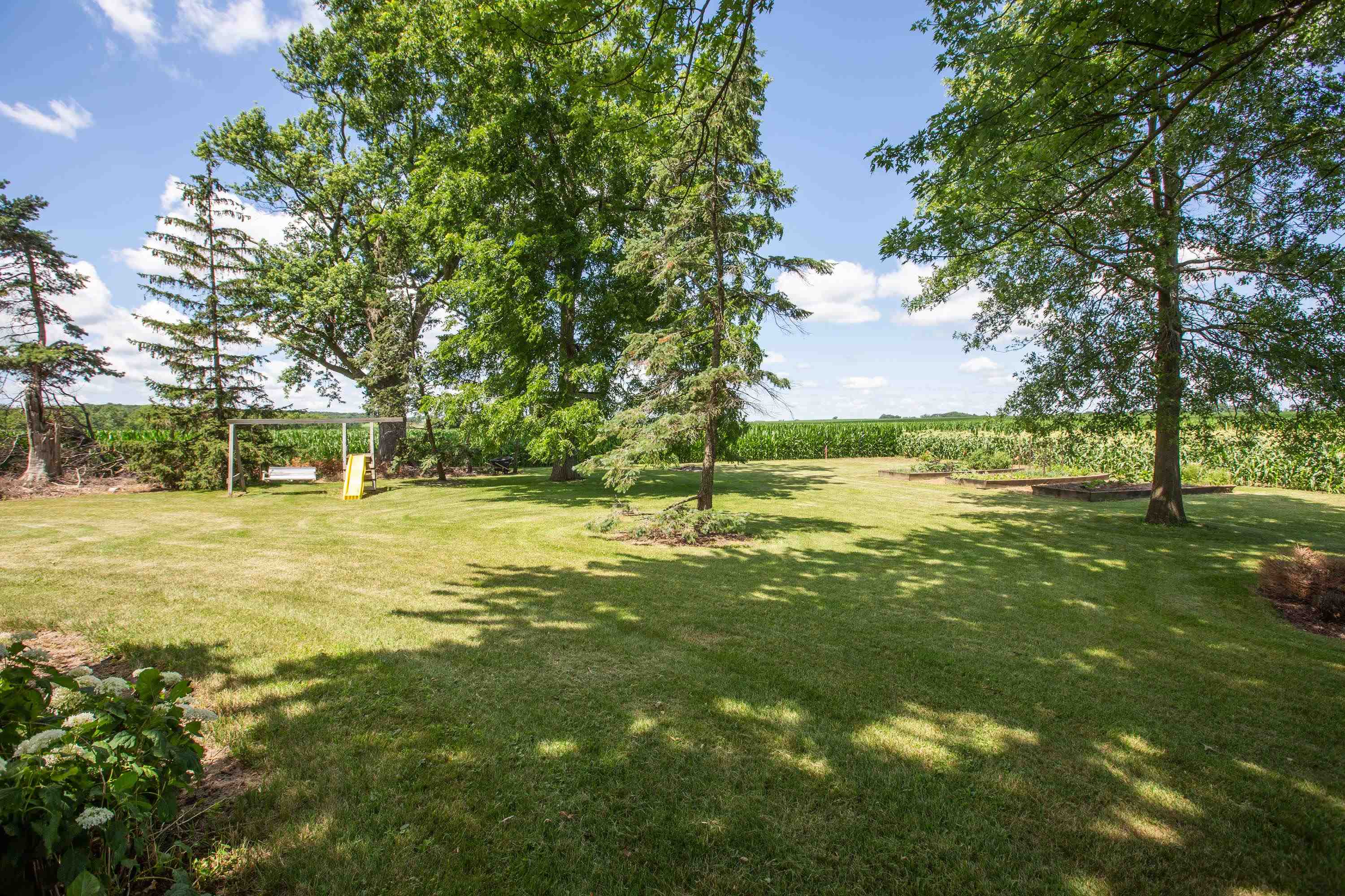 17092 Blackhawk Road Shullsburg, WI 53586 - Photo 40 of 50 a view of yard with swimming pool and green space