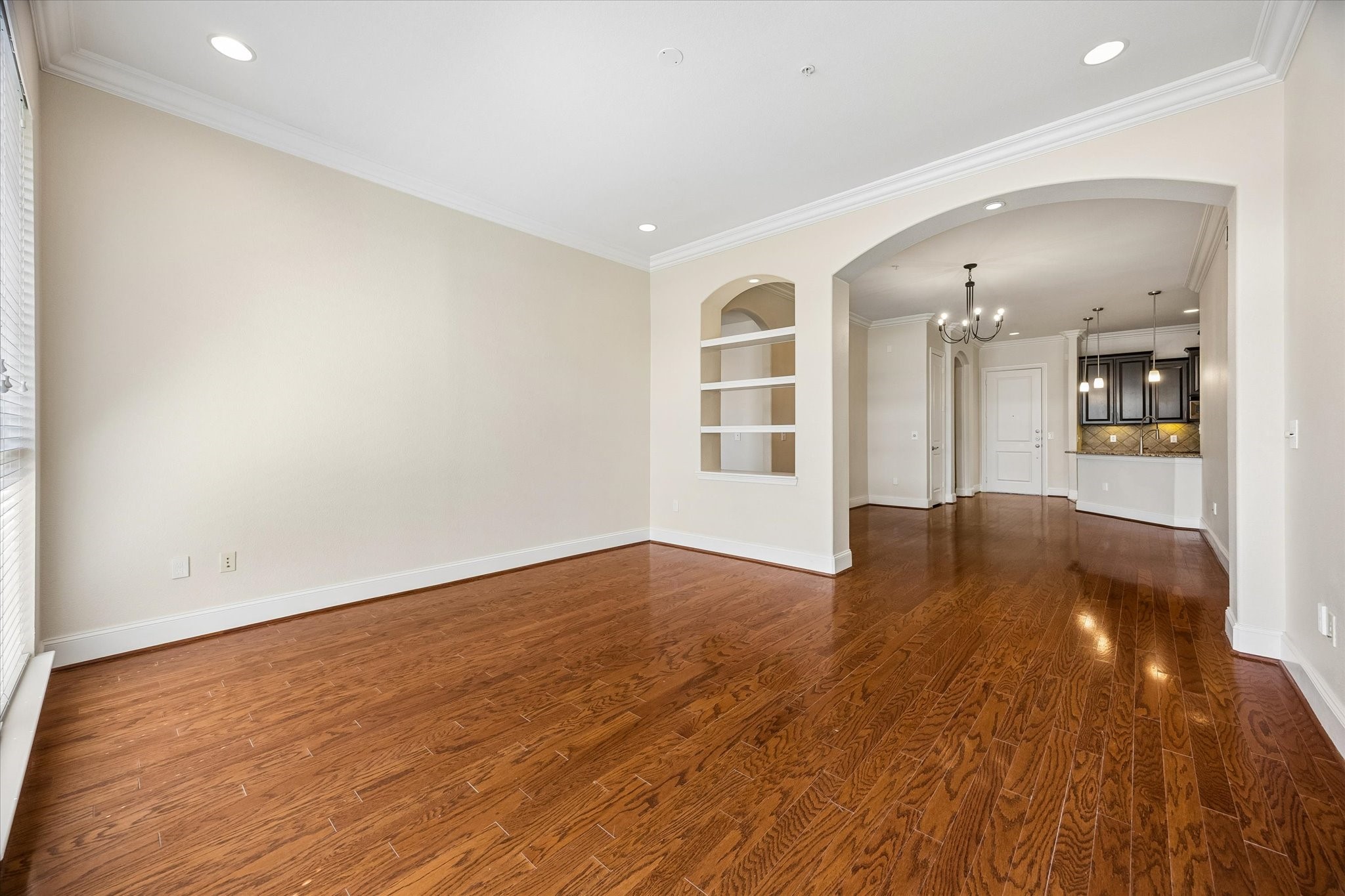 2120 Kipling Street, Unit 207 Houston, TX 77098 - Photo 3 of 35 Gorgeous wood floors in the living and dining areas