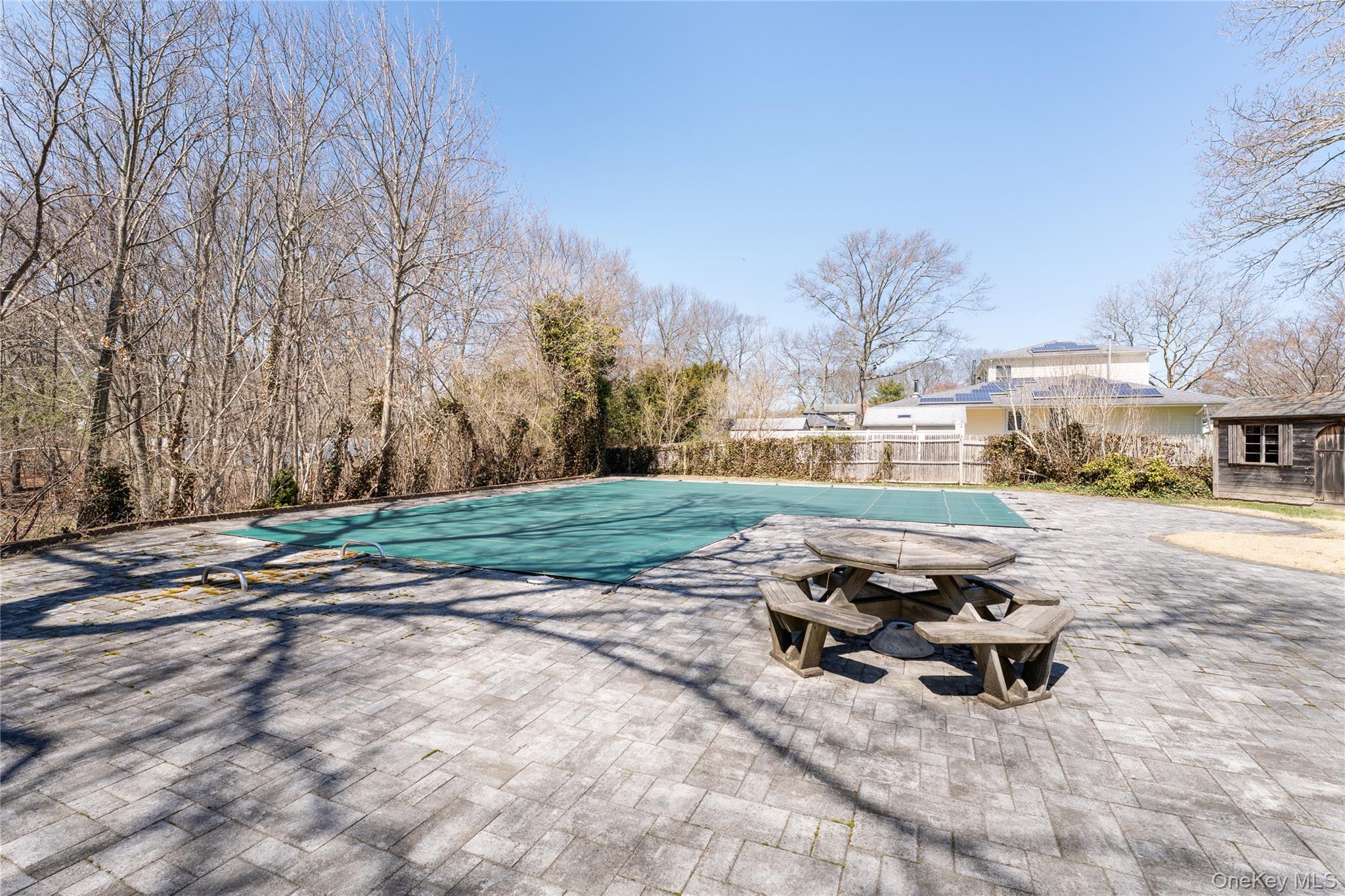 52 Woodbury Road Farmingville, NY 11738 - Photo 22 of 25 IG pool with newer liner and Loop-loc cover