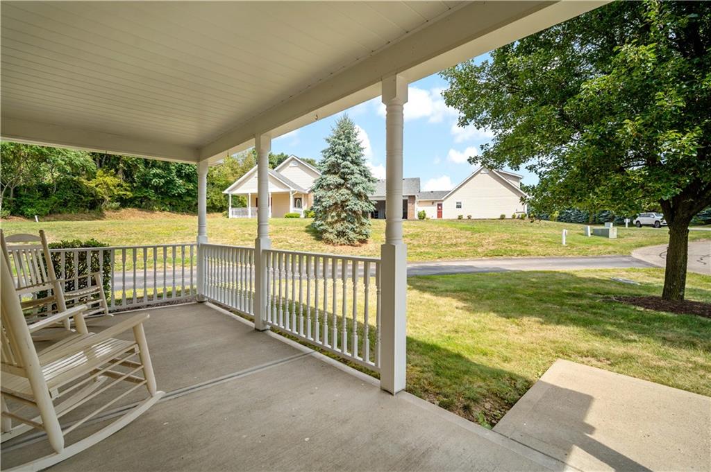 179 Rana Lane Gibsonia, PA 15044 - Photo 5 of 25 a view of a balcony with lake view