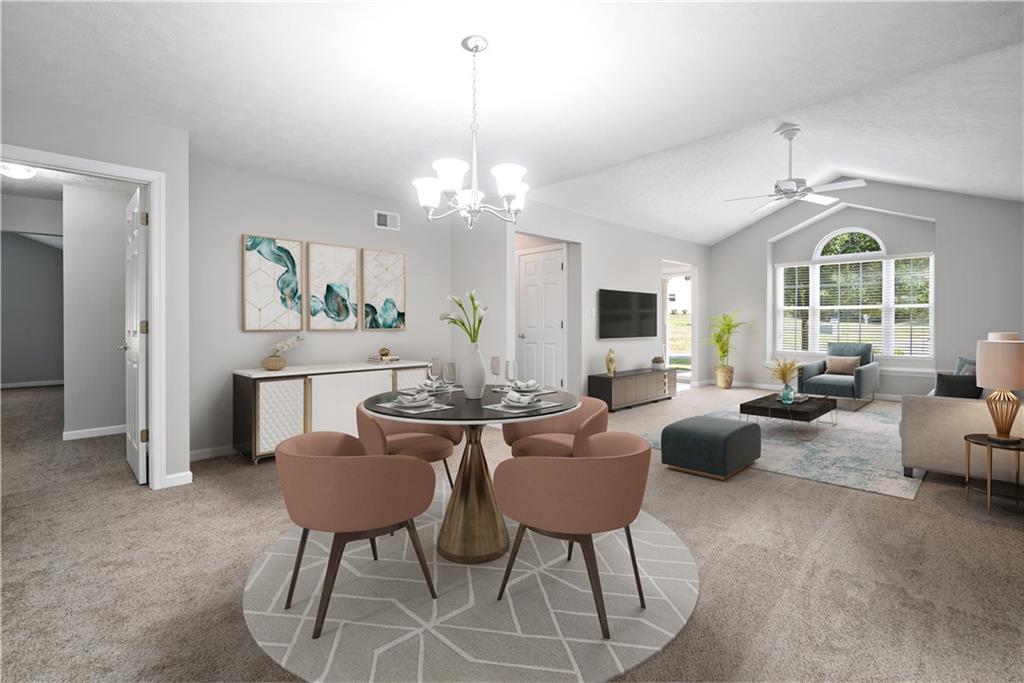 179 Rana Lane Gibsonia, PA 15044 - Photo 9 of 25 a view of a livingroom and dining room