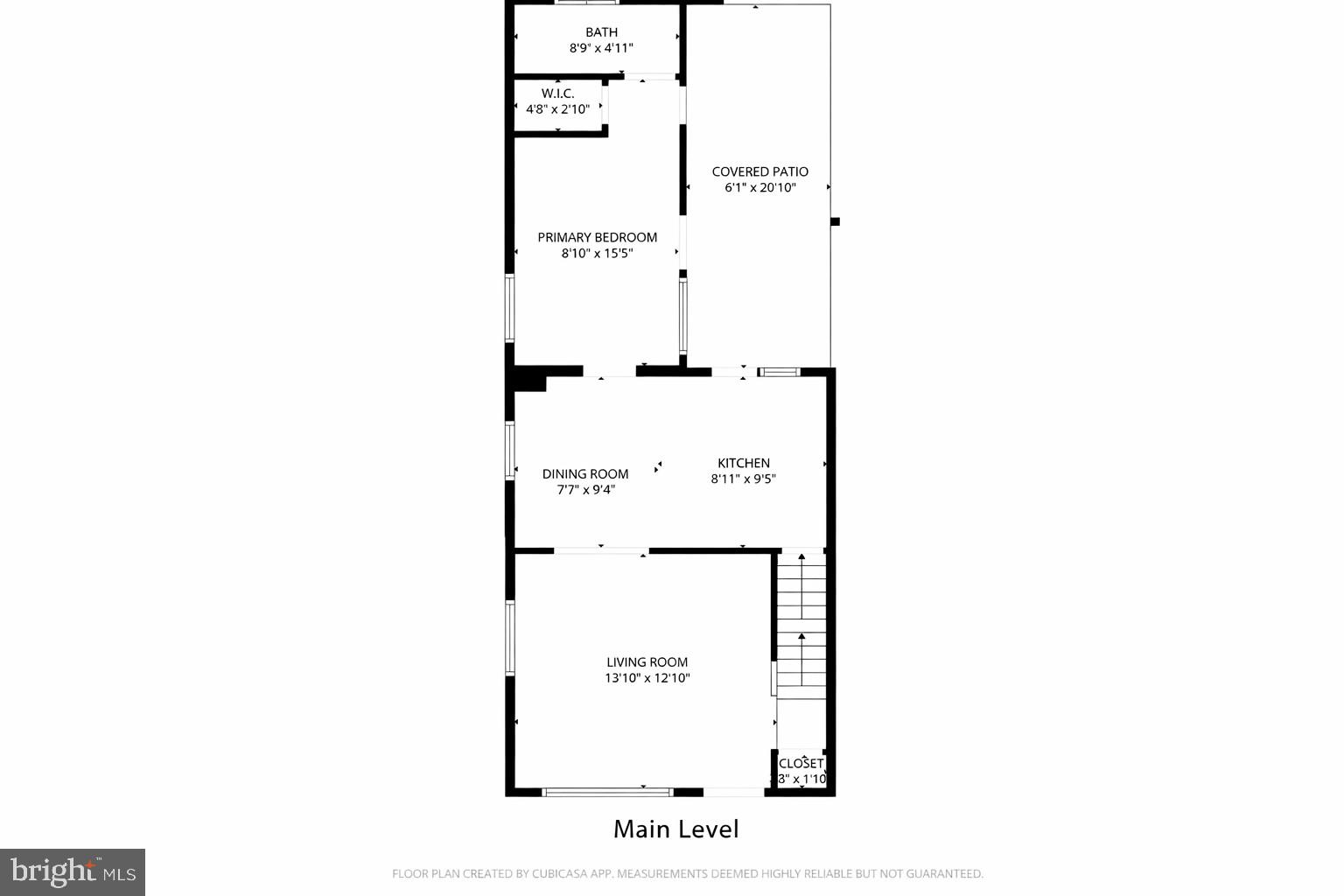 334 Nicholson Street Northeast Washington, DC 20011 - Photo 25 of 28 Main Level Layout