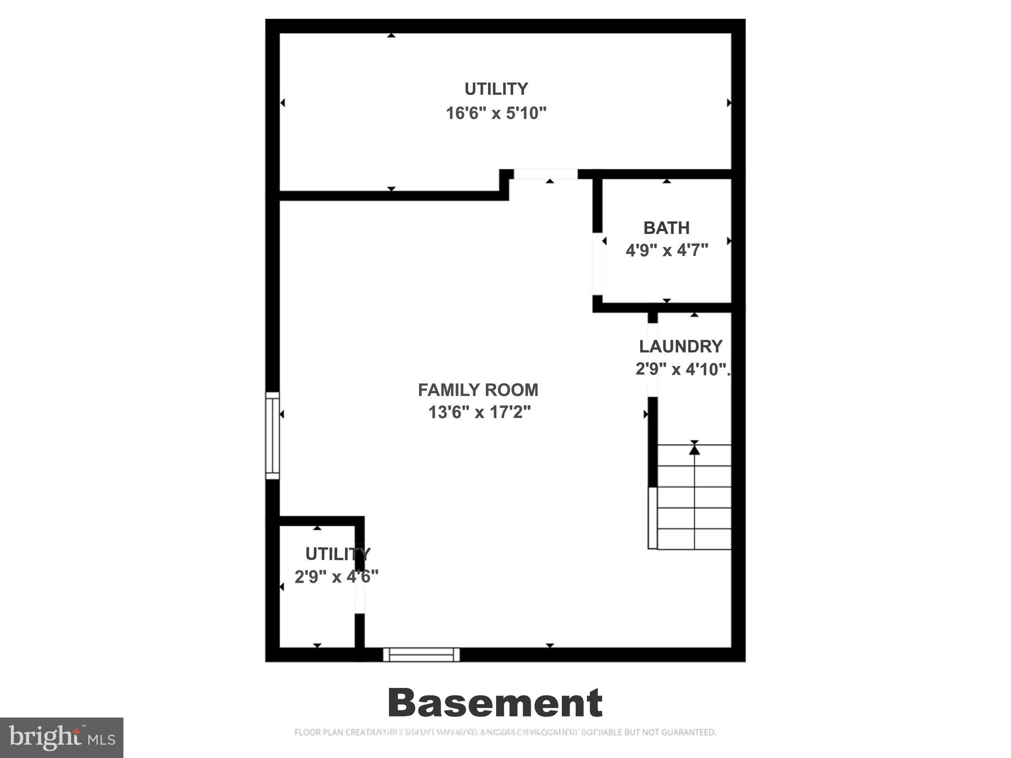 334 Nicholson Street Northeast Washington, DC 20011 - Photo 27 of 28 Basement Layout