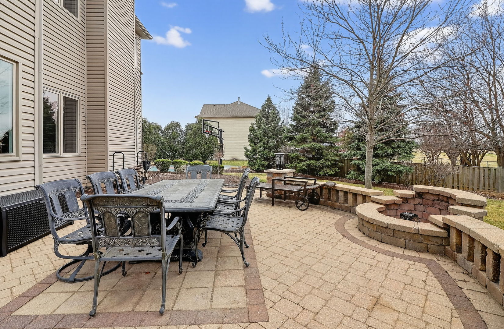 1 Crenshaw Court Bolingbrook, IL 60490 - Photo 49 of 56 a view of a dinning table and chairs in the patio