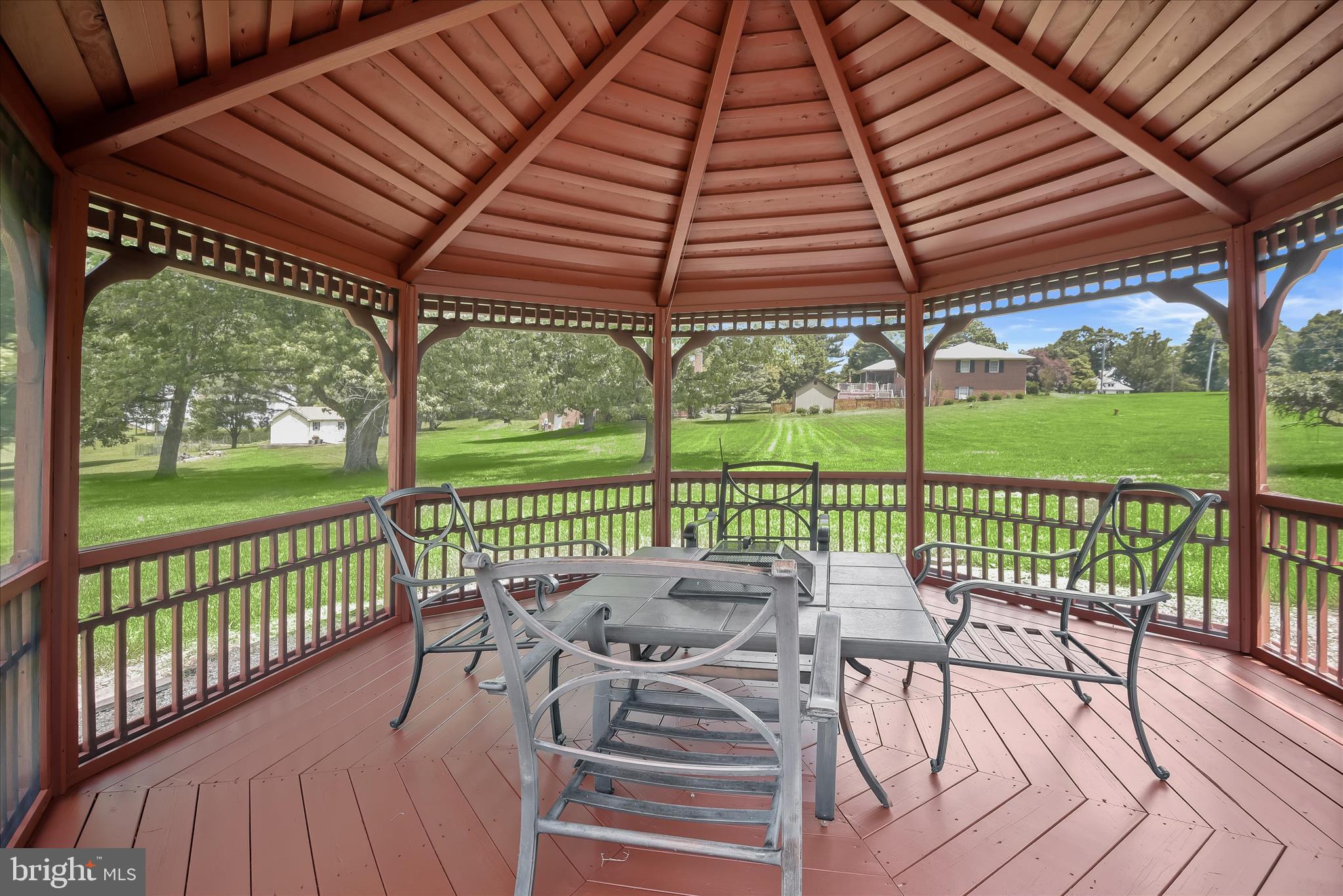 13356 Triadelphia Road Ellicott City, MD 21042 - Photo 56 of 73 Interior Screened Gazebo