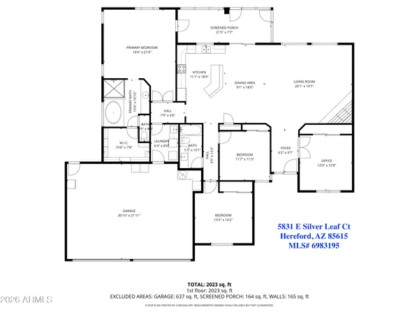 $459,000 | 5831 East Silver Leaf Court, Hereford, AZ 85615